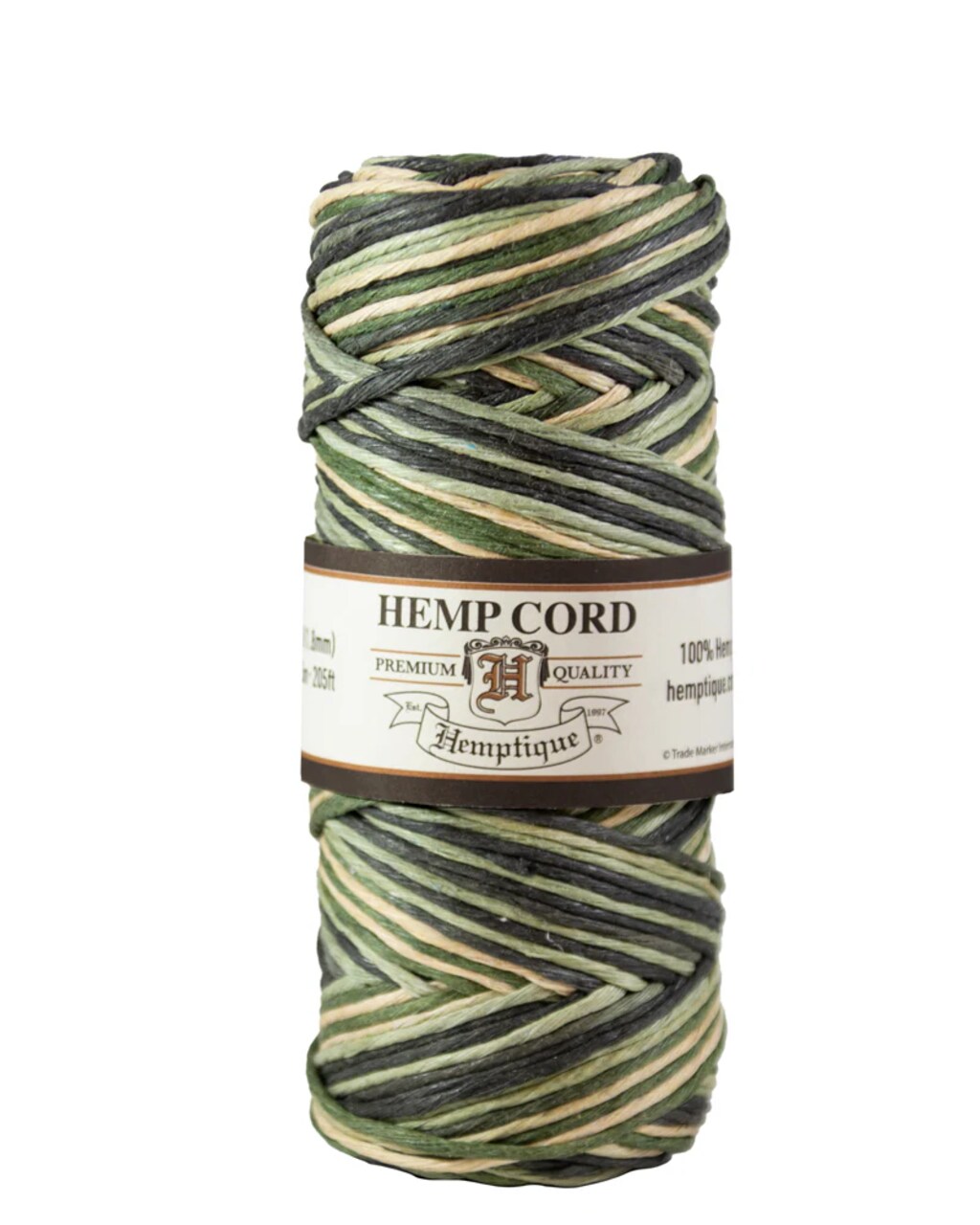 Hemptique 1.8mm Variegated #48 Hemp Cord Spools Jewelry Bracelet Making Crafting Scrapbooking Bookbinding Mixed Media Crocheting Macrame Gift Wrapping Outdoor Gardening